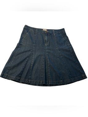 Vintage Levi's Indigo Paneled A-Line Denim Skirt